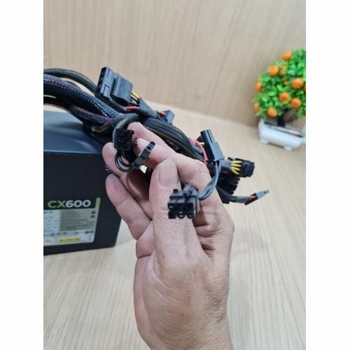 PSU GAMING CORSAIR CX600 600W POWER SUPPLY MODEL : 75-001668 p/n : CP-9020048 bergaransi - CIS99