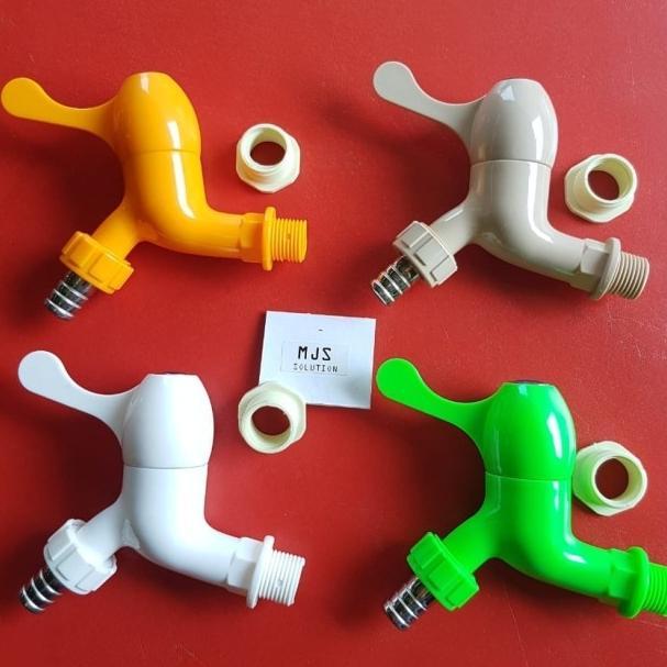KRAN TAMAN PVC NIKKEN (MJS) KRAN PLASTIK KRAN TEMBOK KRAN AIR KRAN PVC