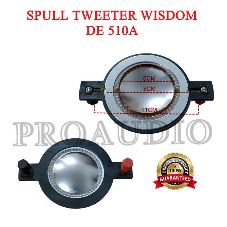 Spul Tweeter Wisdom De510A / De 510 A /De- 510 A Spull Driver Original Wisdom