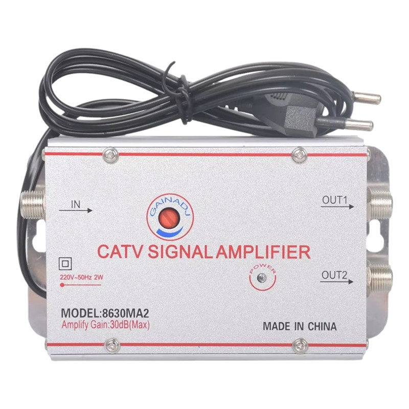 Applia-Digital Tv Antenna Signal Booster 8630Ma2 30Db Cable Tv Splitter Amplifier Home Tv Equipment