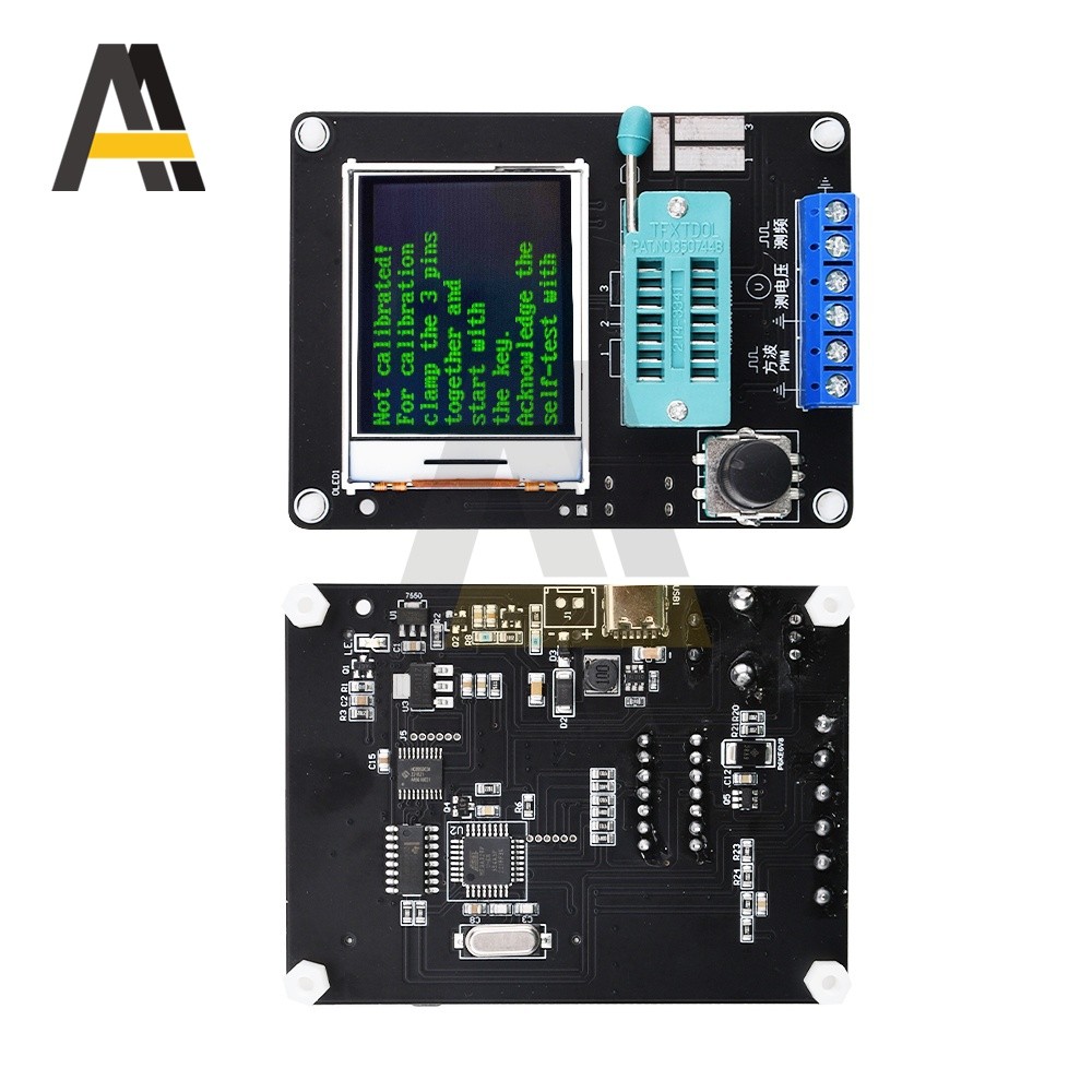 GM328A TRANSISTOR TESTER DC5V TYPE-C INTERFACE LCR DIODE CAPACITANCE ESR VOLTAGE FREQUENCY METER PWM