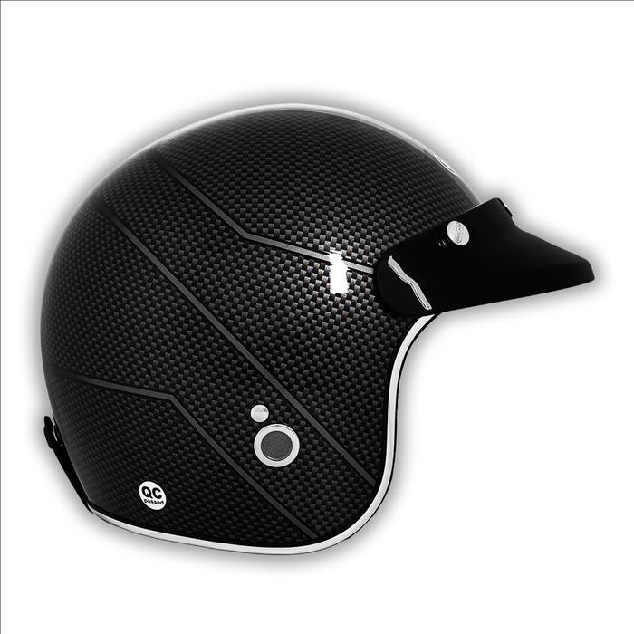 Helm Retro/Bogo Marzano Carbon Black