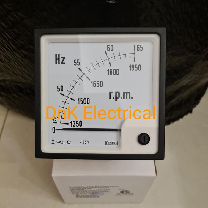 Frekuensi/Frequency/Hz Meter Rpm Merk Crompton