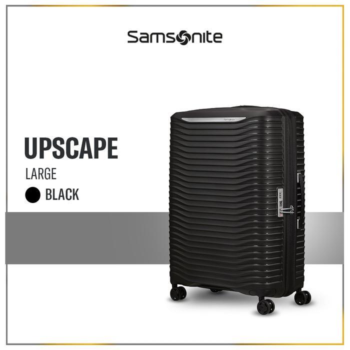 DISKON Samsonite Koper Hardcase Upscape Large 28 inch - Black READY STOCK