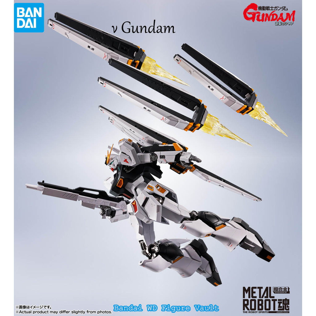 In stock Bandai METAL ROBOT SPIRITS SIDE MS RX-93 Nu Gundam Mobile Suit Gundam Char's Counterattack