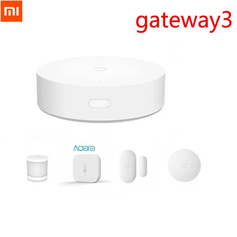 China Version Xiaomi Smart Home Kit Gateway 3 Human Sensor Door Windows Sensor Temperature Humidity
