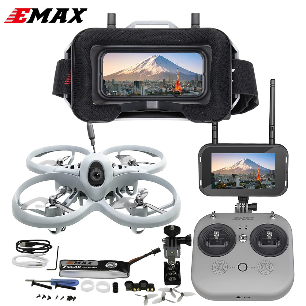 Emax Official Tinyhawk Lite BNF RTF FPV Racing Drone 75mm 0806 Motor Nano 3 Camera