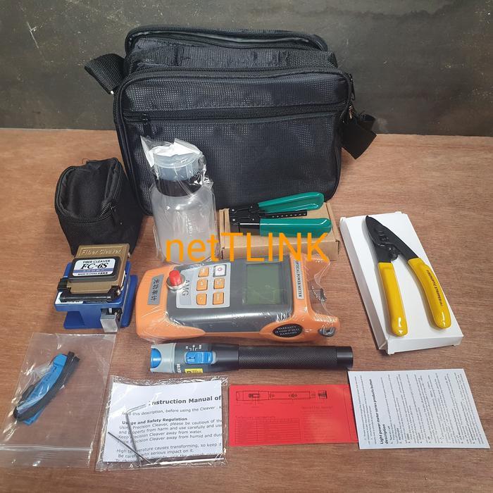 Toolkitset ftth / toolkit terminasi Fiber optik / Tool kit set fastcon