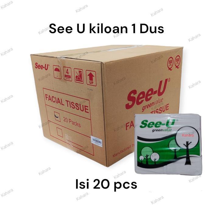 TISU SEE-U FACIAL 650 GRAM 1 DUS ISI 20 PCS