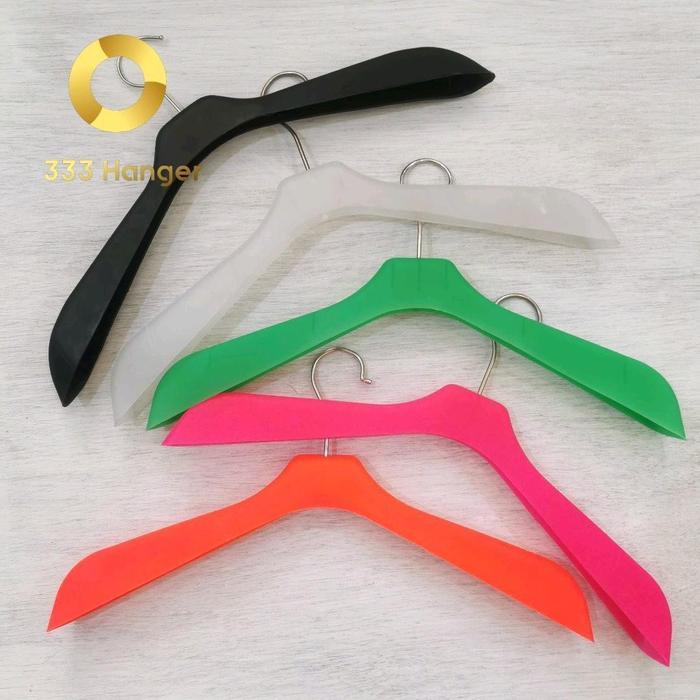 Hanger / Gantungan Baju Jas Hitam (2 Lusin)