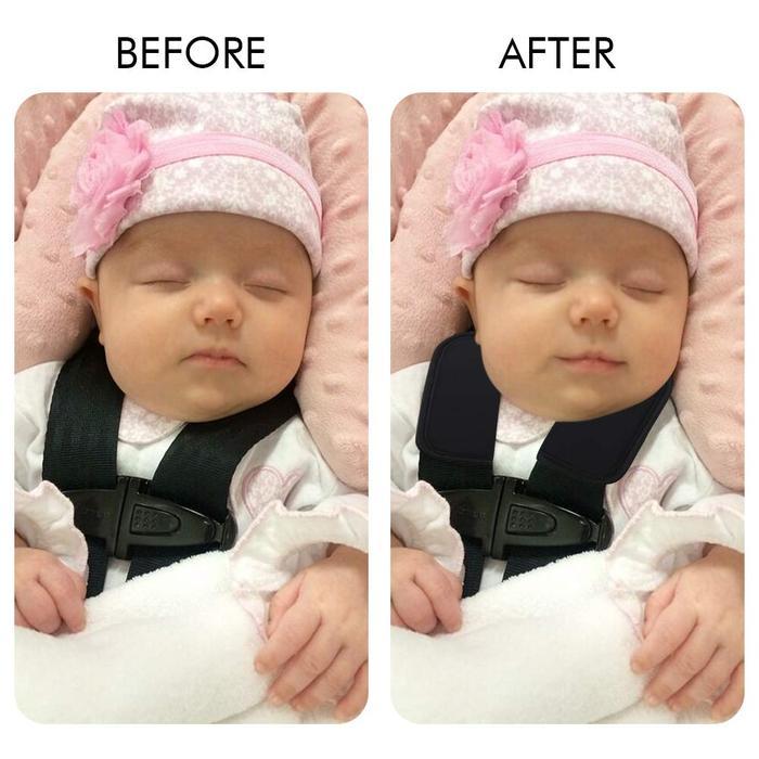 3Pcs/Set Cover Belt Stroller / Pelindung Bahu Stroller Bayi / Car Seat Belt Cover