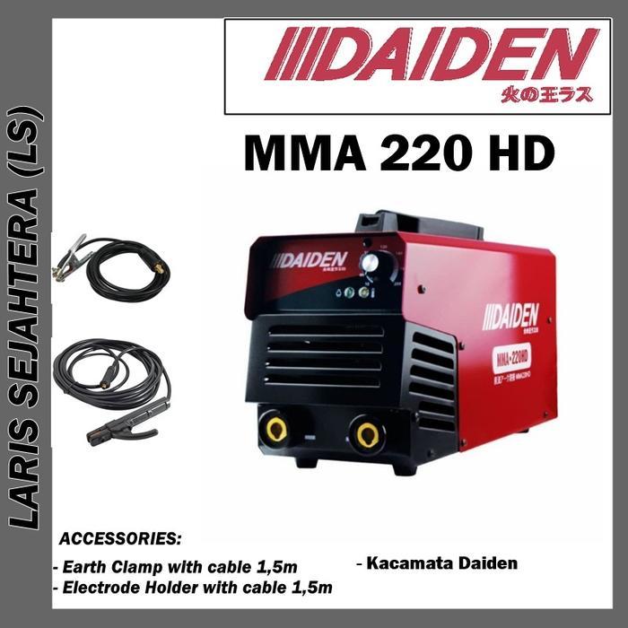 Mesin Las Daiden Mmai 220 Hd Heavy Duty Mesin Las Listrik / Travo Las