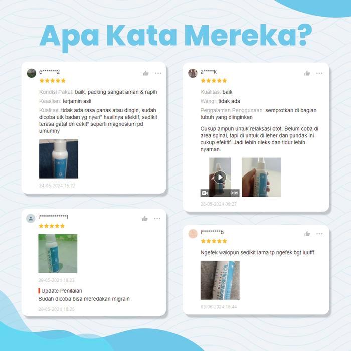 Loome Magnesium Oil Micro Spray - Pure Mineral Magnesium Oil Spray Pasti Promo