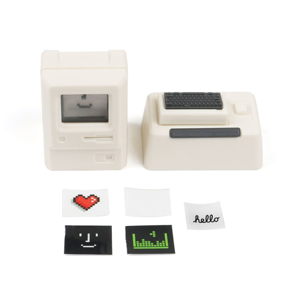 80s Retro Classic Keycaps Light-transmitting Replacement Keyboard Key Cap Personalized ESC+1.5U Tab