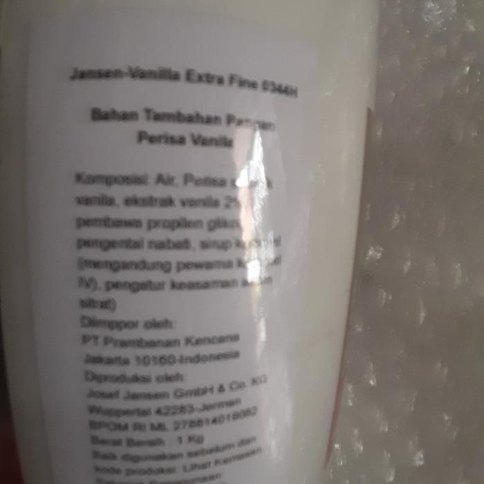 JTTOP EKSTRAK VANILI JANSEN. HALAL. 50 ML