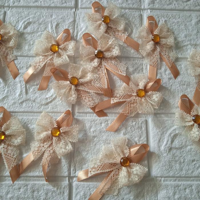 Bros pita Bros panitia emas renda vintage