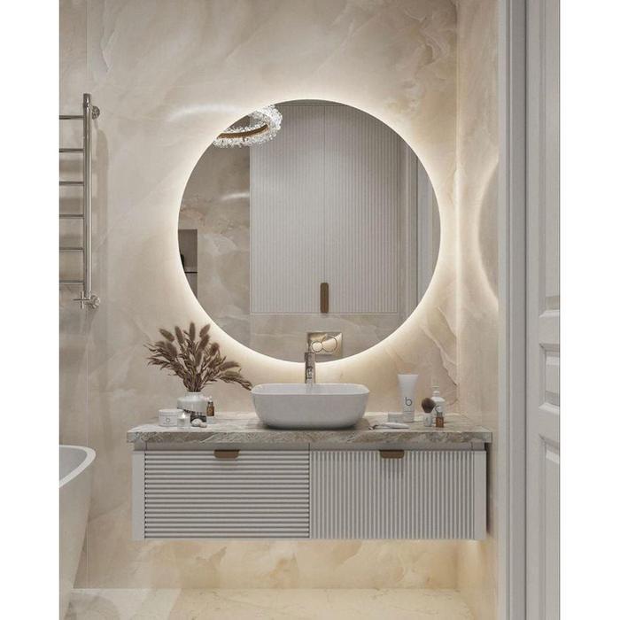 Cermin Aesthetic Led / Cermin Lampu / Mirror Lamp / Cermin Gantung