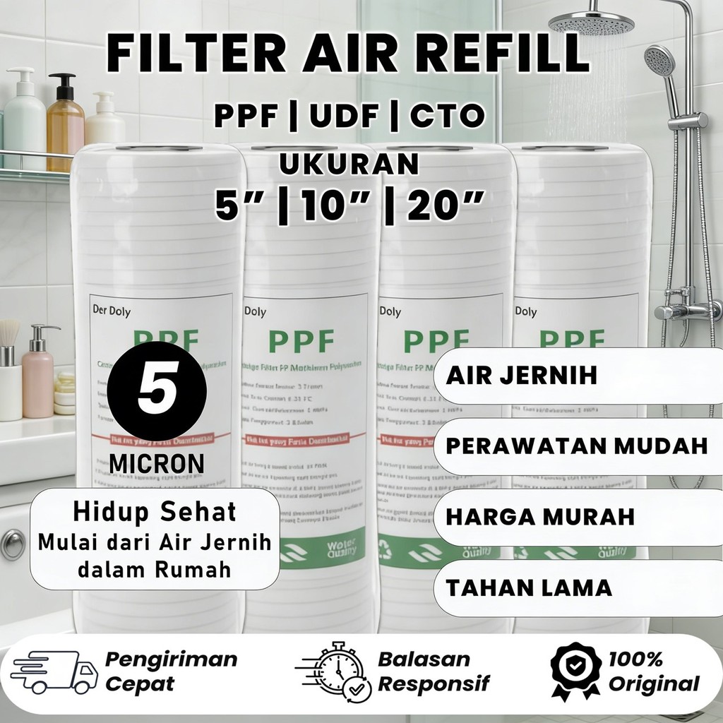 CATRIDGE FILTER AIR / NANO FILTER / SEDIMEN FILTER AIR NANO FILTER 10" / CATRIDGE FILTER AIR 10" / N