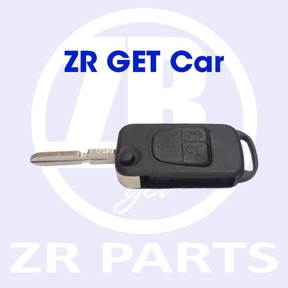 case cover remote casing kunci mercedes benz 3 buttons W140 W124