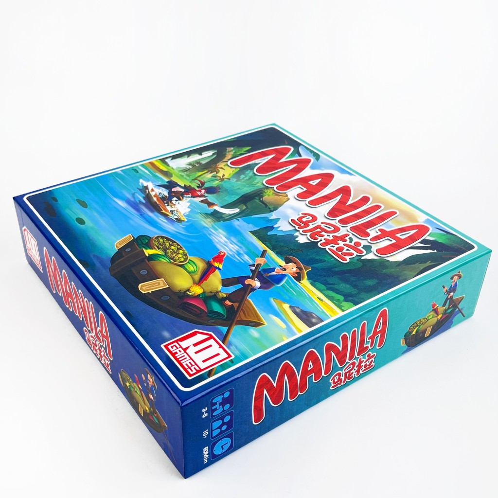 MANILA Board Game for family Party Night - Ship Cargo Hauling Strategy 3-5 Players Bidding & Trading