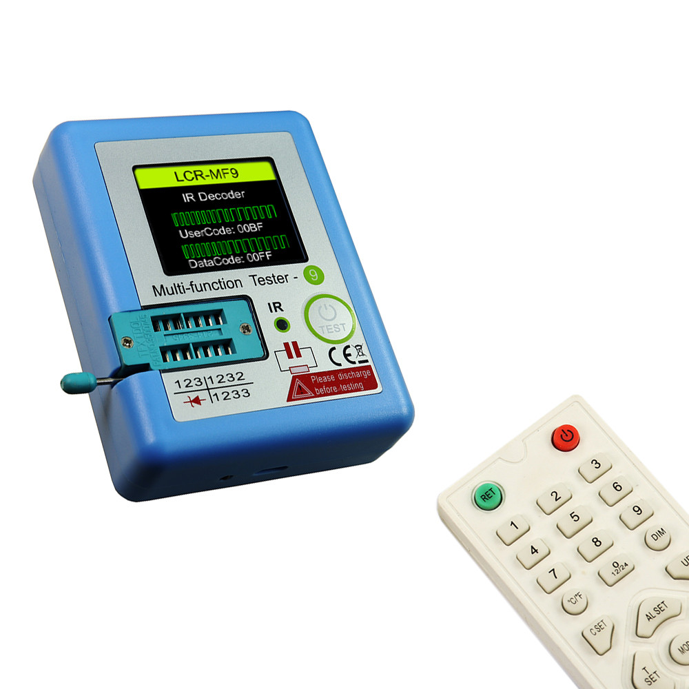 LCR-MF9 1.8" TFT LCD Display Multi-meter Transistor Tester Diode Triode Capacitor Resistor Test