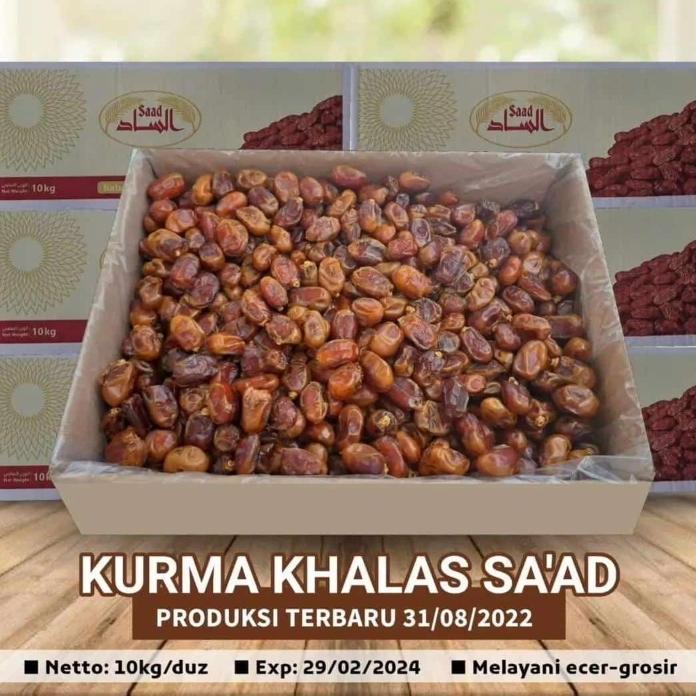 Kurma khalas saad 10kg.