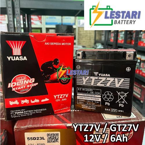 Ready Aki Motor Kering Yuasa YTZ7-V / YTZ7V / YTZ 7V / GTZ7V