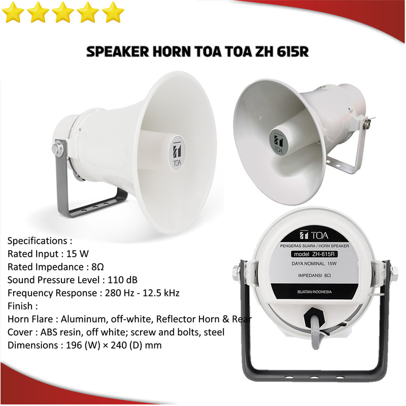 Speaker Horn TOA toa ZH 615R