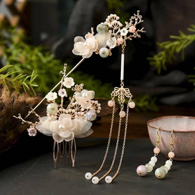 Set tusuk konde sangjit sanggul cina anting korea sirkam wedding