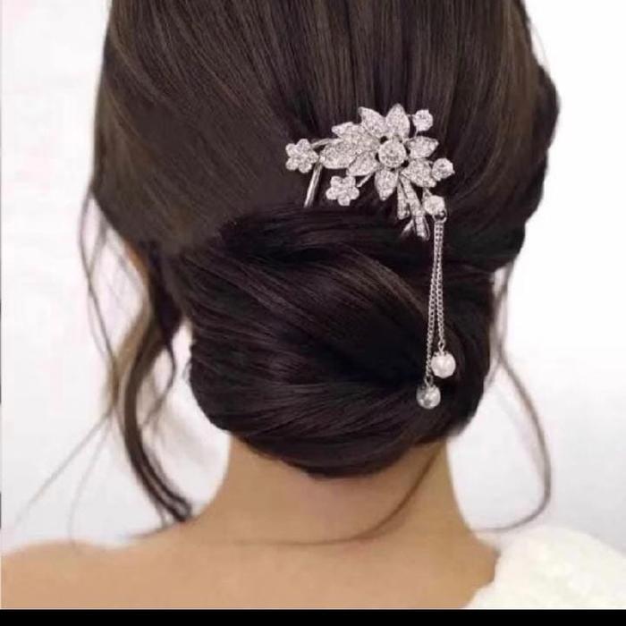 Tusuk konde rambut dan hijab Sanggul Jedai Clips