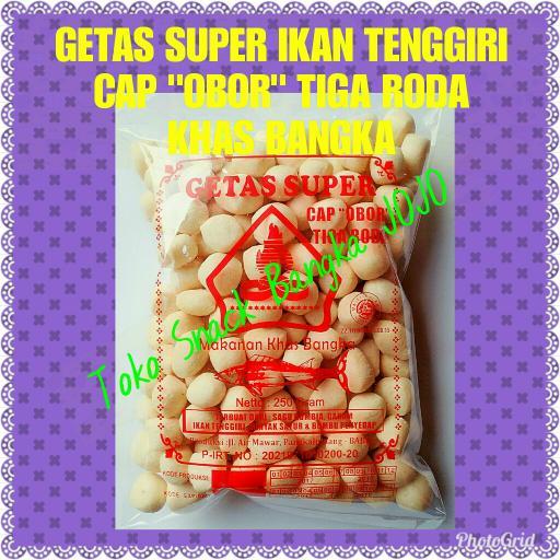 SIAPKIRIM Kerupuk getas super ikan tenggiri cap obor tiga roda 500gr khas bangka READY STOCK