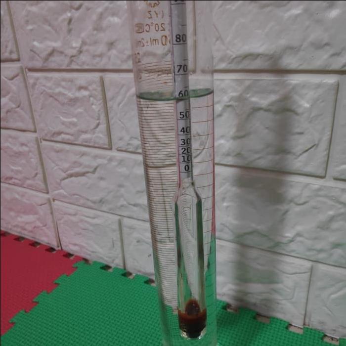 HYDROMETER ALAT UJI KADAR ALKOHOL BEER WINE KADAR PERSENTASE ALKOHOL