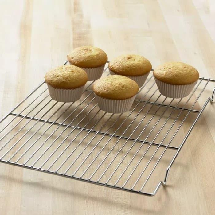 COOLING RACK STENLIS 60X40 / COOLING RACK GRID / TATAKAN KUE STENLIS