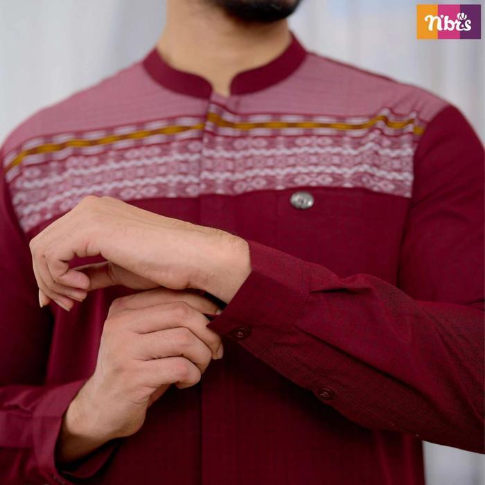 Nibras Nk124 Koko Pria Lengan Panjang Dobby Promo Terbaru 55%