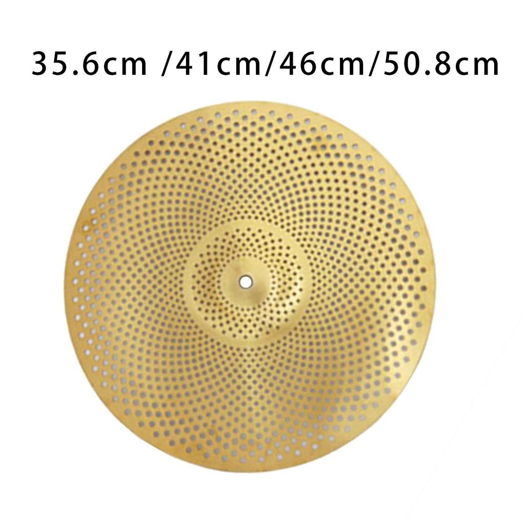 Drum Cymbal Percussion Accessory Quiet Drum Cymbal, Practice Cymbal, Low Volume
