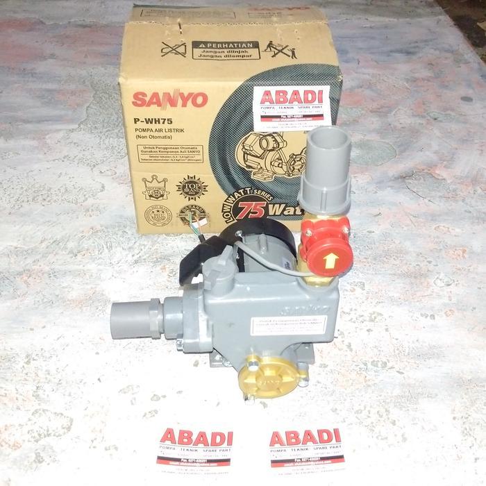 Pompa Boster Sanyo 75 Watt Pompa Dorong Pompa Water Heater 3/4X3/4