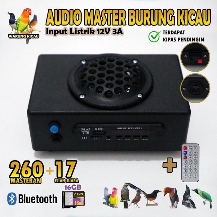 Masteran Burung Kicau Terbaik Kuat Digital Double Audio Burung Kicau