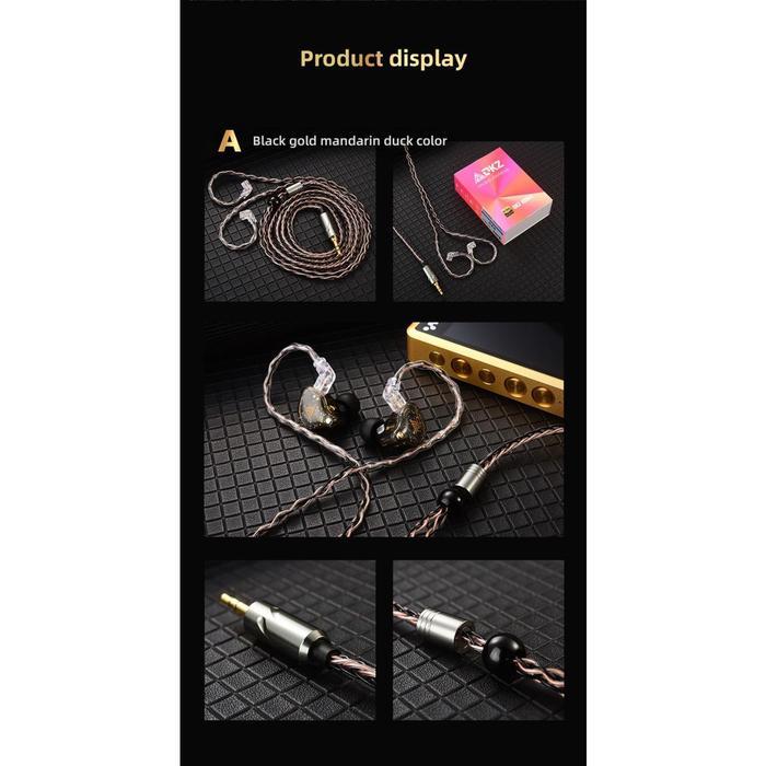 Qkz T1 Kabel Upgrade Kz Cable 200 Cores 8 Strand Spc Qdc Pin