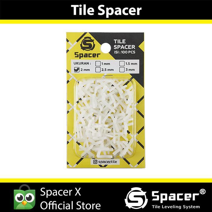 "New" Tile Spacer 2mm/ Cross / nat Keramik