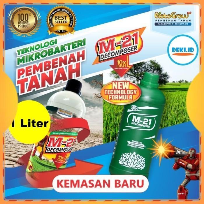 Stok Baru M21 Dekomposer 1 L Bio Aktivator Kompos Pupuk Pestisida Organik Cair