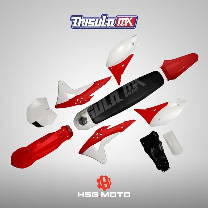 BODY SET GORDON KLX 150 - MERAH PUTIH