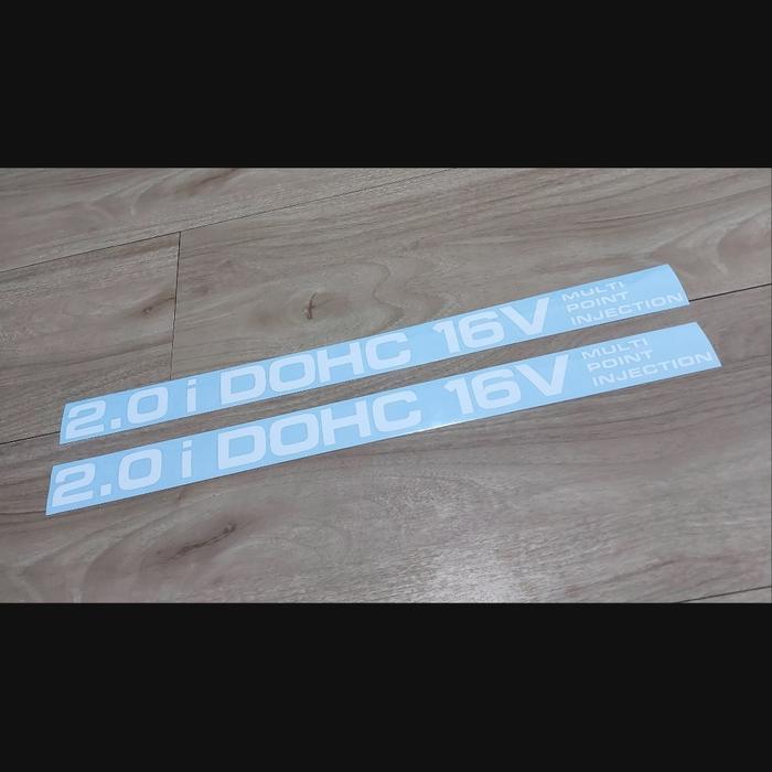 Stiker mobil 2.0 DOHC 16V MPI Mitsubishi Eterna