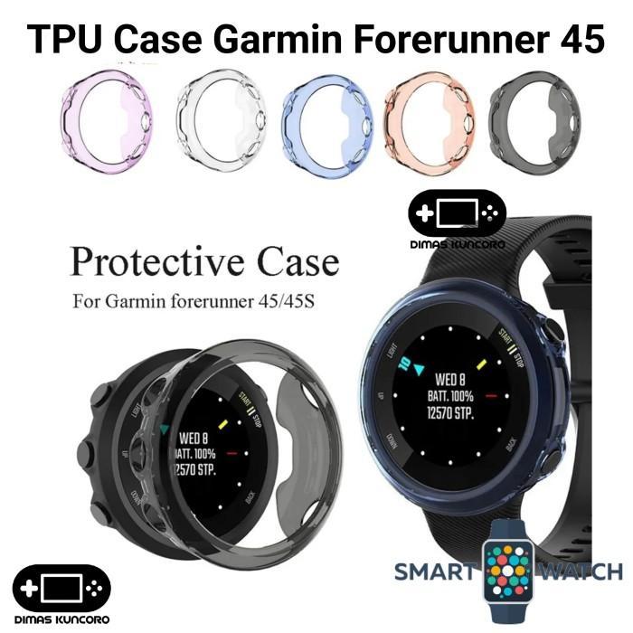 Stok Baru TPU Case Garmin Forerunner 45 silicone silikon soft garmin forerunner 45 45s fr fr45 fr45s