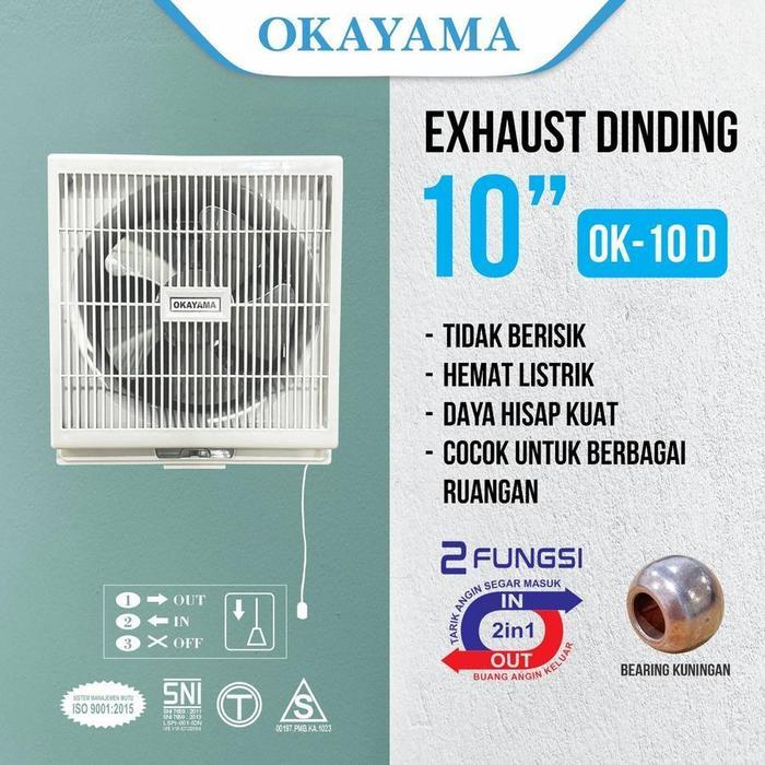 "New" Exhaust Fan Dinding 12 inch / Hexos Fan Dinding 12"