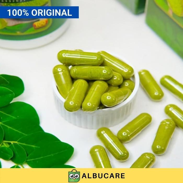 KELOREENA 50 KAPSUL ORIGINAL 100% - KAPSUL EKSTRAK DAUN KELOR - BPOM