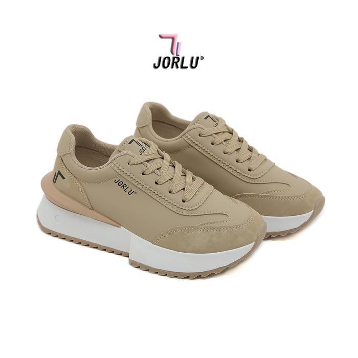 Aerostreet.Shoes - Jorlu Sepatu Sneakers Wanita Kets Putih A671 Casual Shoes Hitam
