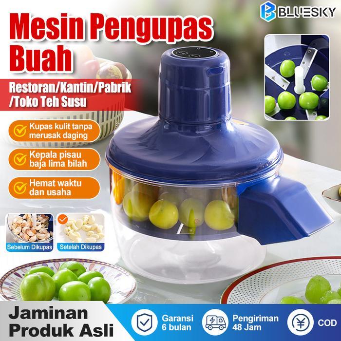 Alat Kupas Buah & Sayur Otomatis / Pengupas Anggur, Berry, Kentang Elektrik / Mesin Peel Portable