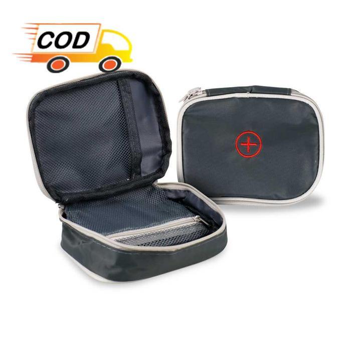 Tas Obat Travel P3K Mobil Medis Darurat Kotak Kit Pouch Mini Portabel