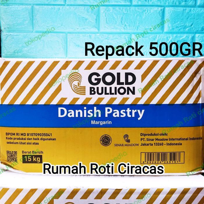 BISA GRAB GOLD BULLION DANISH PASTRY MARGARINE 500GR SPESIAL CROISSANT PASTRY