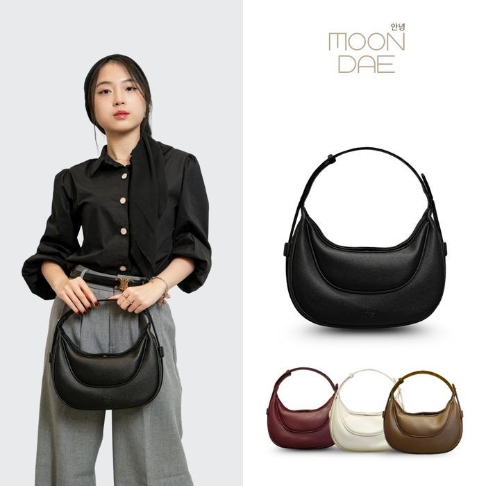 Aerostreet - Yuri 3In1 Tas Wanita Korea Stylish Kulit Premium - Shoulder Bag, Sling Bag, Handbag